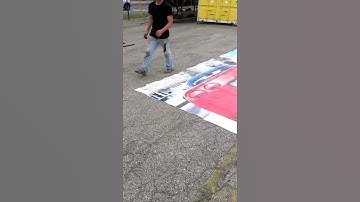 Vinyl Billboard Installation #2