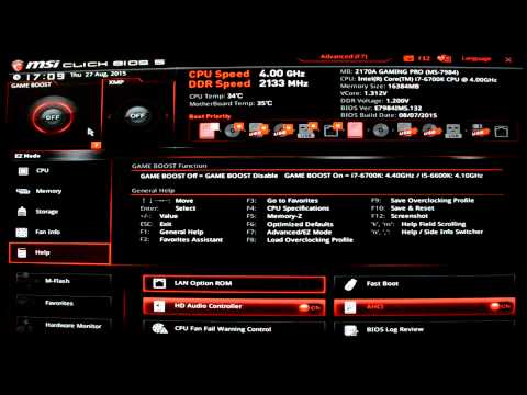 Msi z390a pro bios