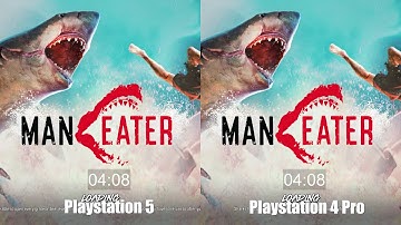 Maneater PS5 vs PS4 Pro - Loading and Graphics Comparison (Elgato 4K60 S+ Capture)