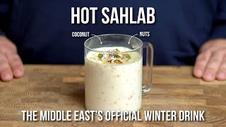 Sahlab or Salep, the official winter drink of the Middle East