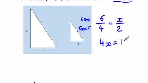 Ratio and Proportion problem solving by cross multiplication, similar triangles and algebra