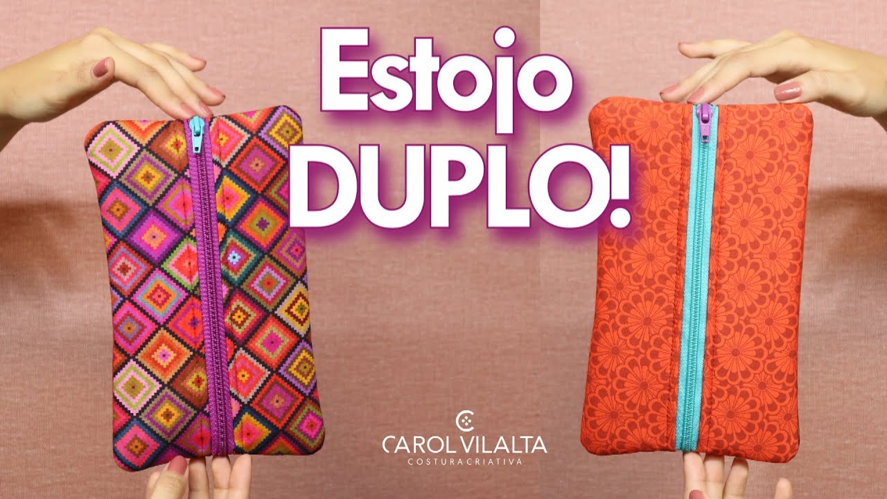 Estojo DUPLO | faça e venda | Carol Vilalta