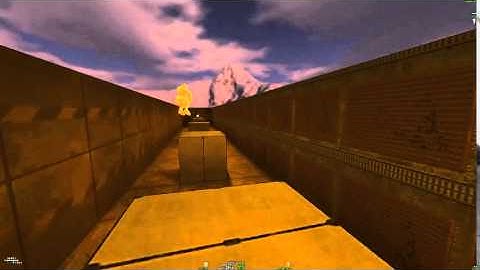 Quake 2 - Quark map editor - strafe jump test...