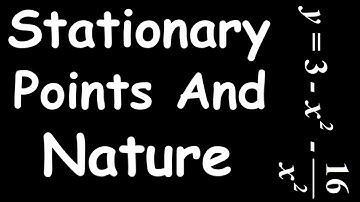 Stationary Points And Nature Of The Coordinates