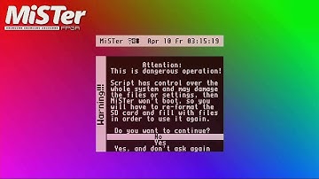 Installing DOS on the MiSTer FPGA