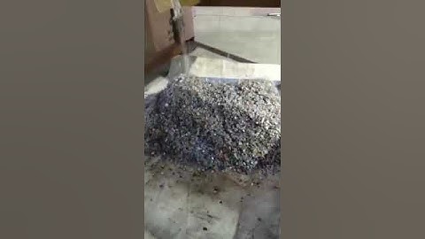 Recycling plastic line zigzag machine for removing bottle label
