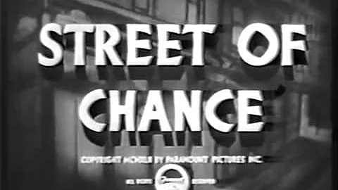 Movie "Street of chance" - 1942 - starring Burgess...