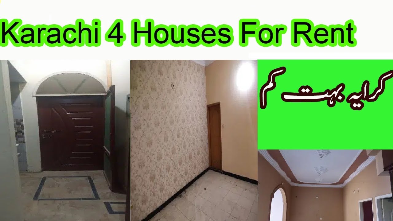 4 Houses for Rent in Karachi YouTube