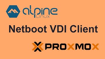 Netbooted Proxmox VDI Client!