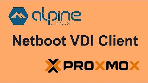 Netbooted Proxmox VDI Client!