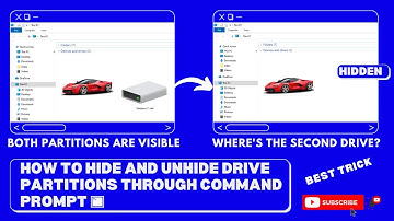 How to Hide and Unhide Drive Partitions in Windows 10/11 with Command Prompt