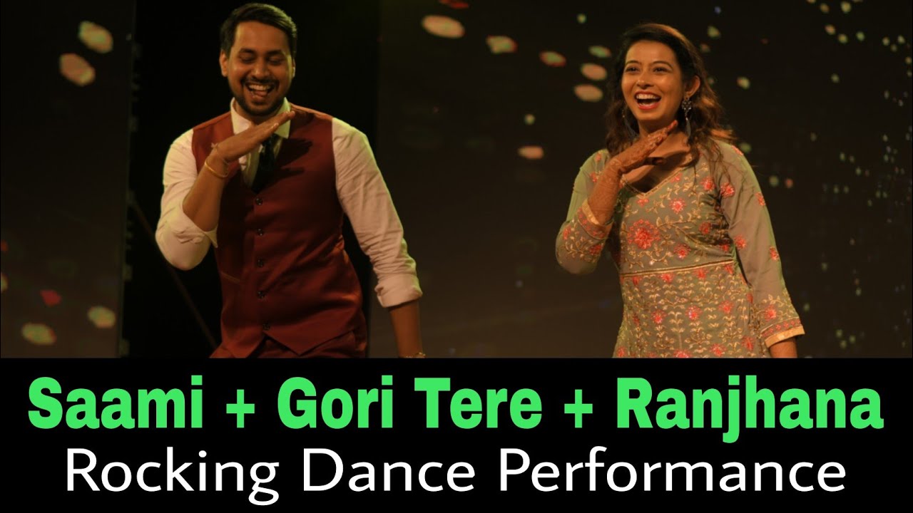 Saami  Gori Tere Naino me  Ranjhana  Rocking Performance by Nikhil  Shrutika  Couple Dance