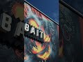 BAIT's "Burning" Godzilla mural brings the heat in San Diego! 🔥