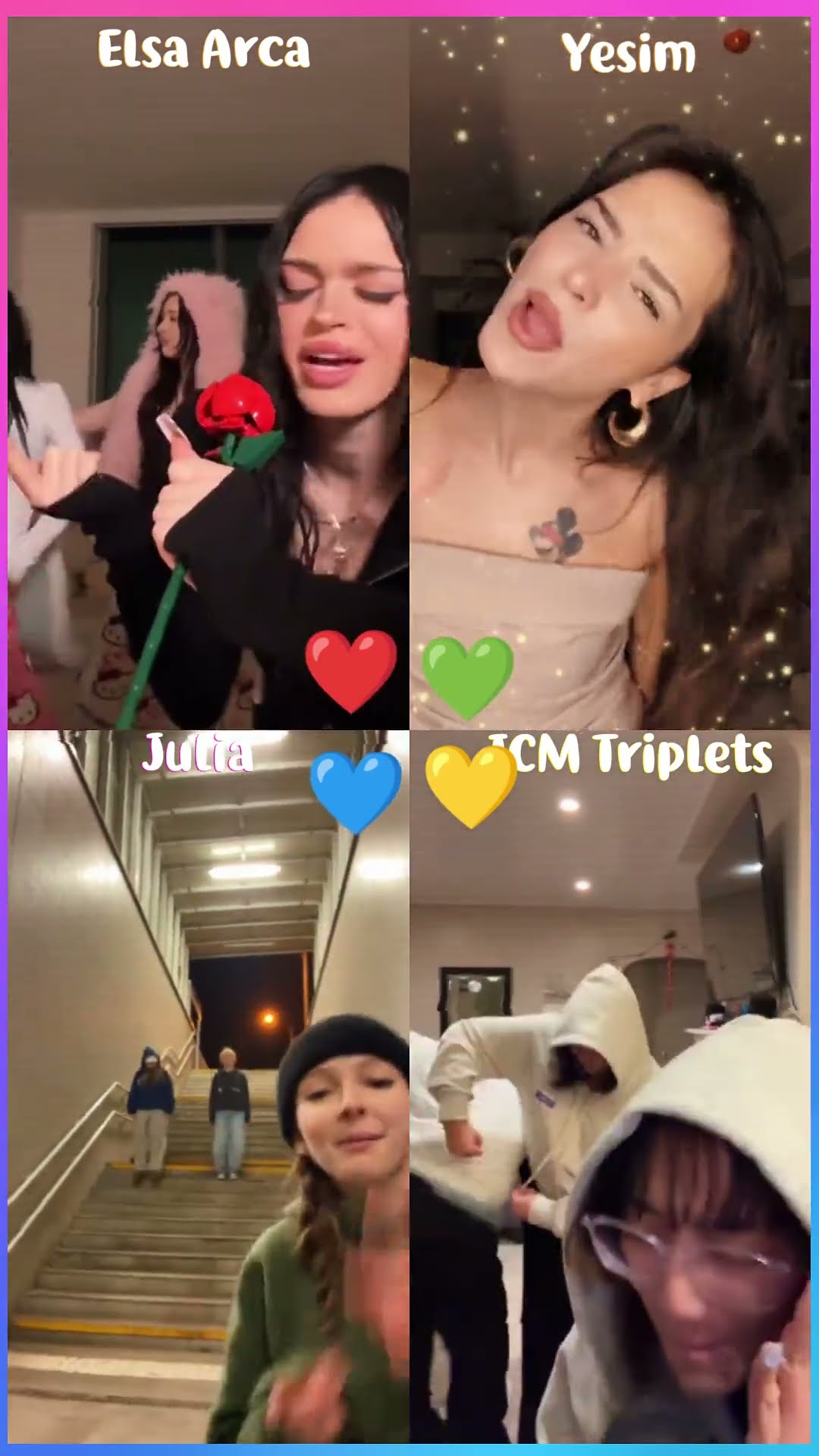 Ohp Ohhp - Elsa Arca x Yesim x Julia x ICM Triplets #shorts #dance #tiktok