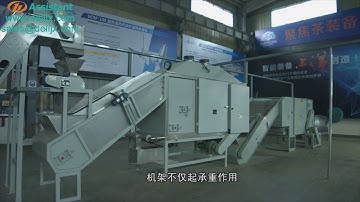 Automatic black tea processing line, 200kg wet tea per hour, 50 kg finished tea per hour