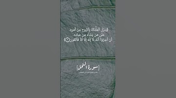 سورة النحل الآية من ١ الى ٤ بصوت الشيخ ناصر علي القطامي #القران_الكريم_في_الصباح