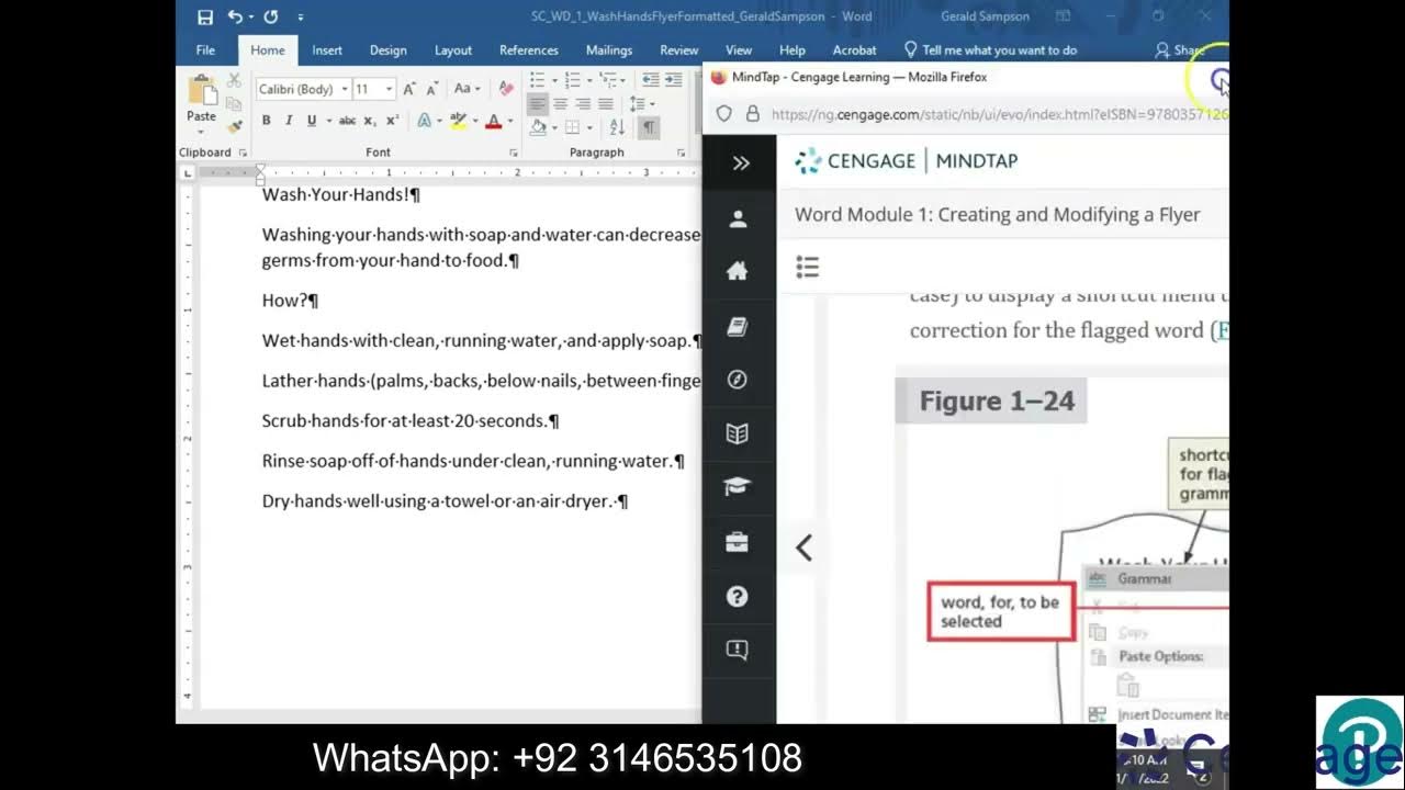 Word Module 1 SAM Textbook Project | Word Module:1 Creating and