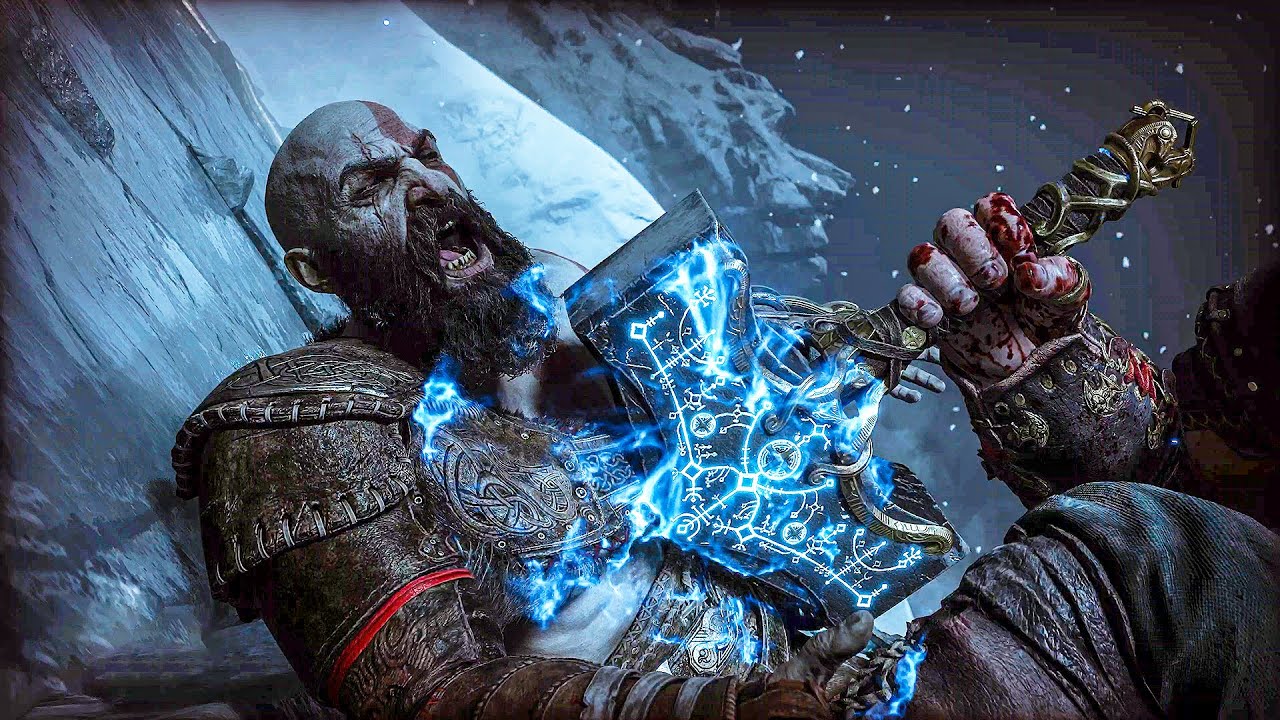 In God of War 3, why did Kratos thrust the Blade of Olympus into his  abdomen after he killed Zeus? - Quora