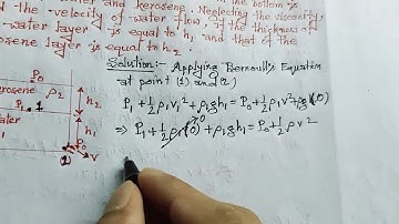 Irodov Solution Problem 1.318 Fluid Mechanics-Hydrodynamics
