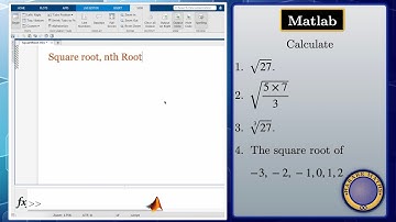 Matlab | Square roots and nth roots
