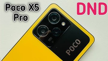 Do Not Disturb On In Poco X5 Pro, Do Not Disturb Setting In Poco X5 Pro, How To Enable Dnd In Poco