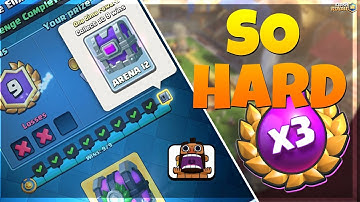 Clash Royale - Epic Triple Elixir Challenge Complete! [So Hard For Me]