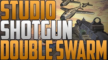 Black Ops 2: Remington Shotgun Double Swarm on Studio | Uprising DLC [44-4]
