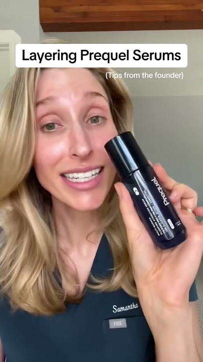 How to layer Prequel serums! #skincare #skincareroutine