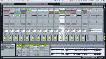 Ableton LIVE Tutorial - Transposing songs (session view)
