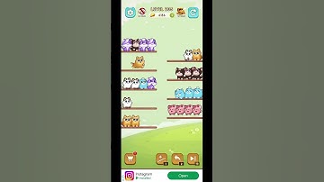 Cat Sort Level 205 with Puzzle_Daddy