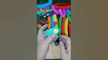 🌈🔴ASMR SATISFYING NEW ROTATING MAGIC BEAN TRIANGLE - STRESS RELIEF 59 #shorts #fidgettoys