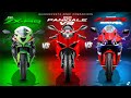 2024 supersports spec showdown  kawasaki ninja zx6r vs ducati panigale v2 vs honda cbr600rr