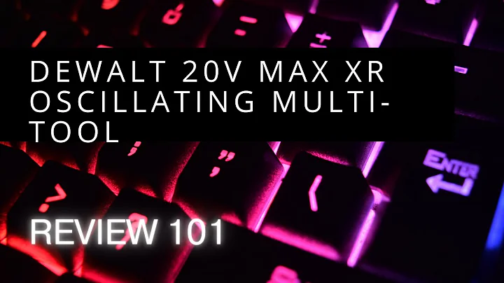 DeWalt 20V Max XR Oscillating Multi Tool - Review 101