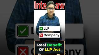 LLP or Company? The Real Reason | CA Siddharth Agarwal