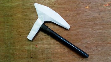 How to Make a PaperToy  Tomahawk Battle Axe