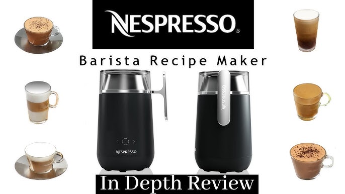 Nespresso Barista Montalatte & Creatore di ricette Bluetooth : :  Casa e cucina