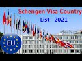 Schengen Visa  Countries  List | 2021 | 26 Country List | Schengen Area 💯