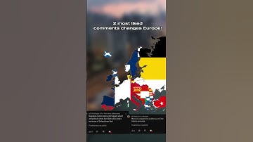 2 most liked comments changes Europe! Part 8 #mapping #europe #geography #subscribe #map #geotube