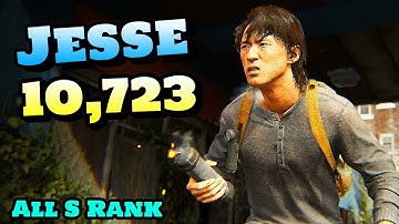 Jesse 10,723 Score in TLoU2 No Return (Grounded, All S rank)