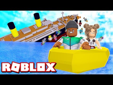 New Survive A Sinking Ship In Roblox Youtube - survive the sinking titanic roblox youtube