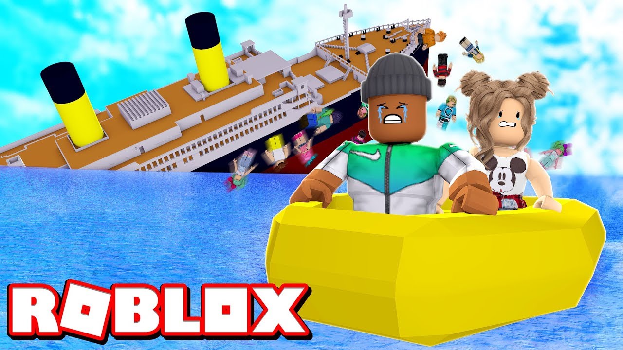 New Survive A Sinking Ship In Roblox Youtube - escape the sinking boat obby roblox