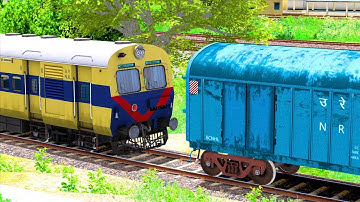 ICF MEMU COUPLING ICF BCNA COACH | BUMPY RAILROAD | RAILWORKS | TRAIN SIMULATOR 2022 | RAILROAD