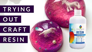 Trying out Craft Resin: Is it really BUBBLE FREE RESIN? come check it out with me