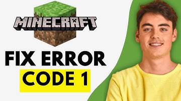 How To Fix Minecraft Error Code 1 (EASY 2025)