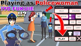        You Can Play As A Policewoman Iyo Fukuie In Sakura School