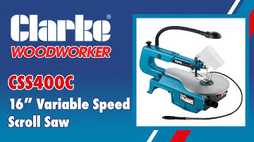 Clarke CSS400C 16" Variable Speed Scroll Saw - 6462152