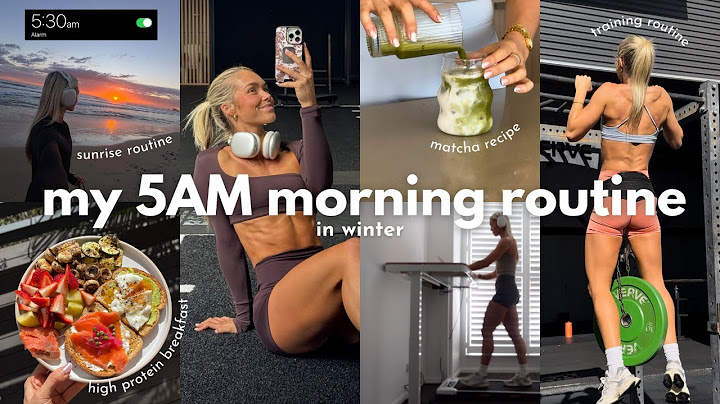 my *productive* 5AM morning routine | healthy habits, full gym workout, high protein bfast