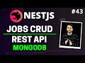 NestJS #43 - MongoDB & Mongoose | Jobs CRUD | Using Model for Database Operations | (Hindi)