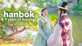 Wearing Korean Hanbok for Our 9th Wedding Anniversary 🇰🇷💍 Hanok & Palace Photoshoot | Life in Seoul