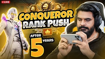 Conqueror 👑👑 Rank Push Day 1 || New Update 4.1 BGMI ||